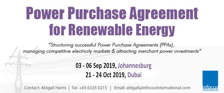Power Purchase Agreement for Renewables