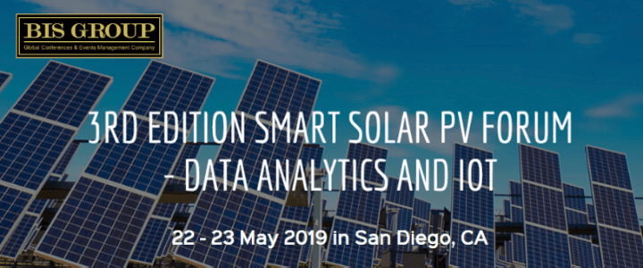 3rd Edition Smart Solar PV Forum – Data Analytics and IoT