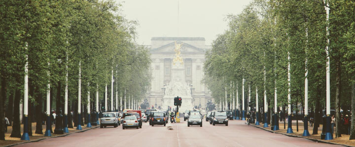 Cars on London Street